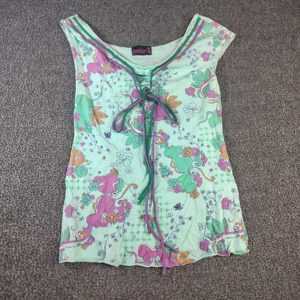 French kitty shirt y2k